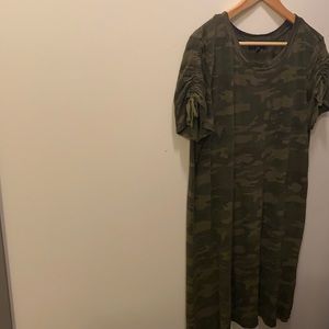 Camouflage T-shirt Dress